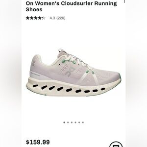 On Running Women's Cloudsurfer Running Shoes - pearl/ivory